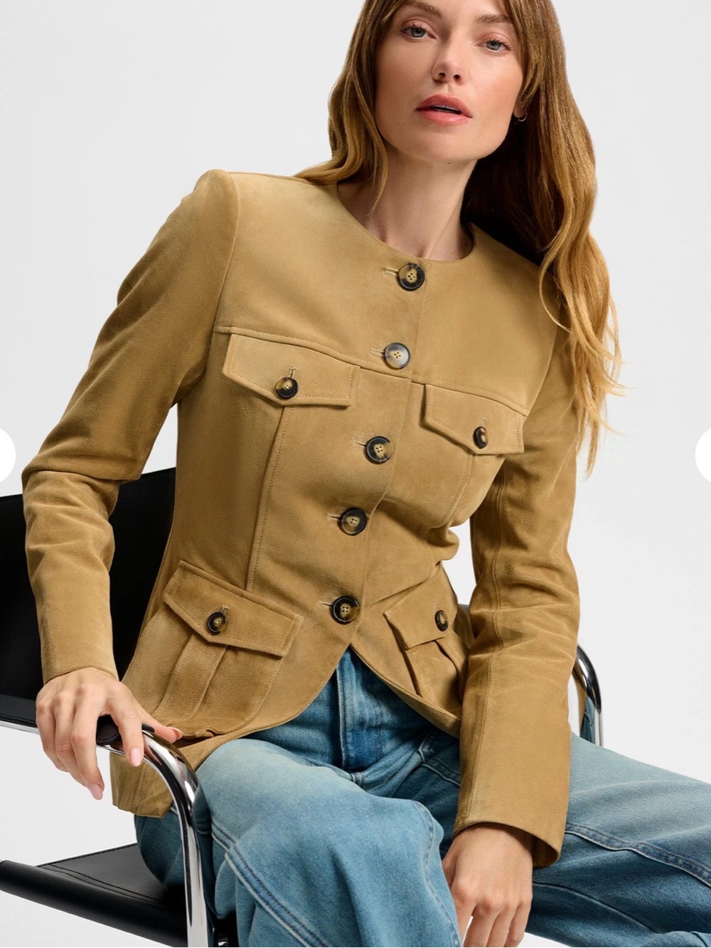 Veronica Beard Orrin Suede Jacket